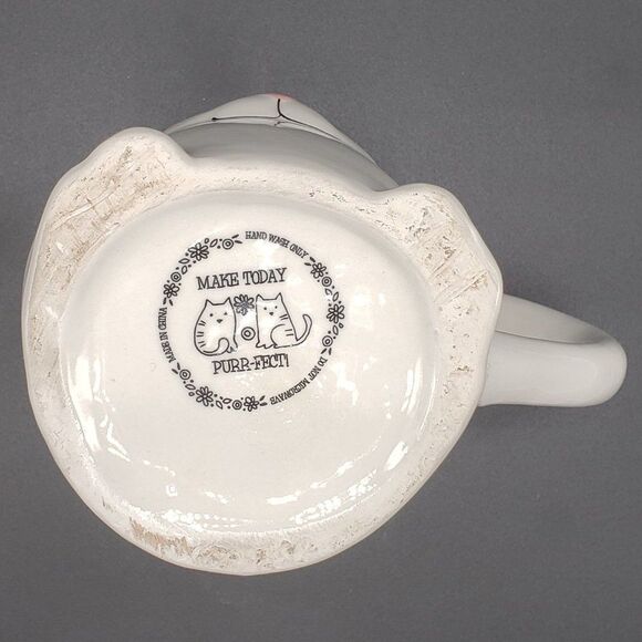 "are You Kitten Me?" Ceramic Cat Shaped Mug or Planter - Picture 5 of 11